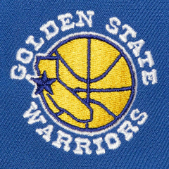 Mitchell & Ness Golden State Warriors Retro Sport Color Block Script Snapback Hat sale