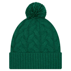 Women's Cable Cuffed Knit Hat with Pom - New York Jets Hats