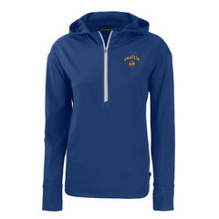 Blue Seattle Mariners Cutter & Buck Women's City Connect Daybreak Eco Recycled Half-Zip Hoodie