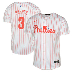 White Bryce Harper Philadelphia Phillies Youth Limited Player Jersey