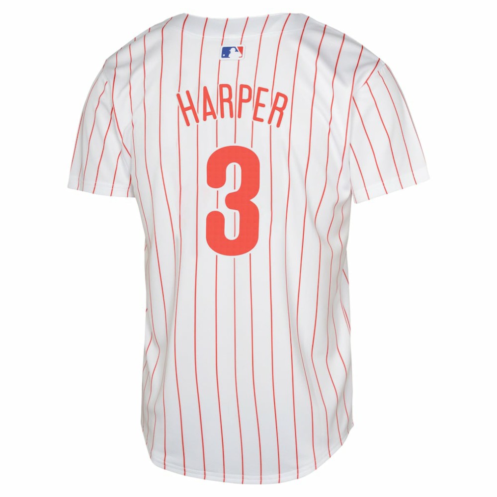 White Bryce Harper Philadelphia Phillies Youth Limited Player Jersey