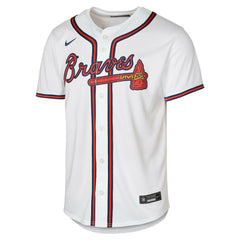White Matt Olson Atlanta Braves Nike Youth Home Limited Player Jersey