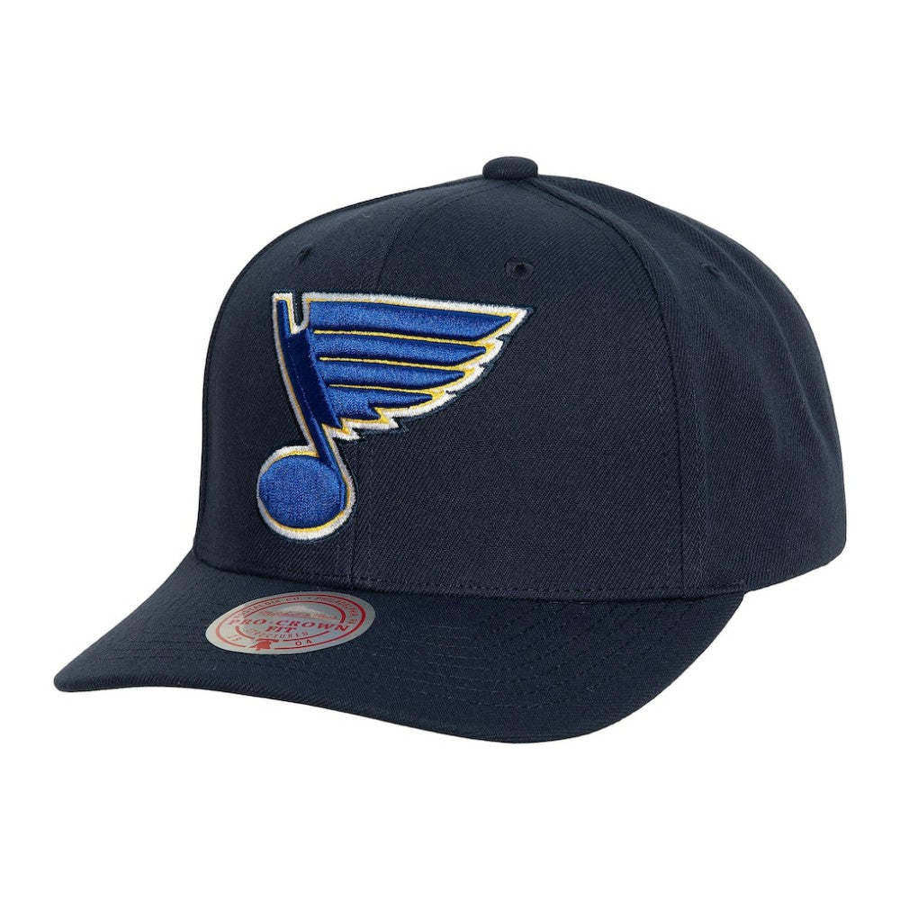 NHL St. Louis Blues Mitchell & Ness Team Ground Pro Adjustable Hat