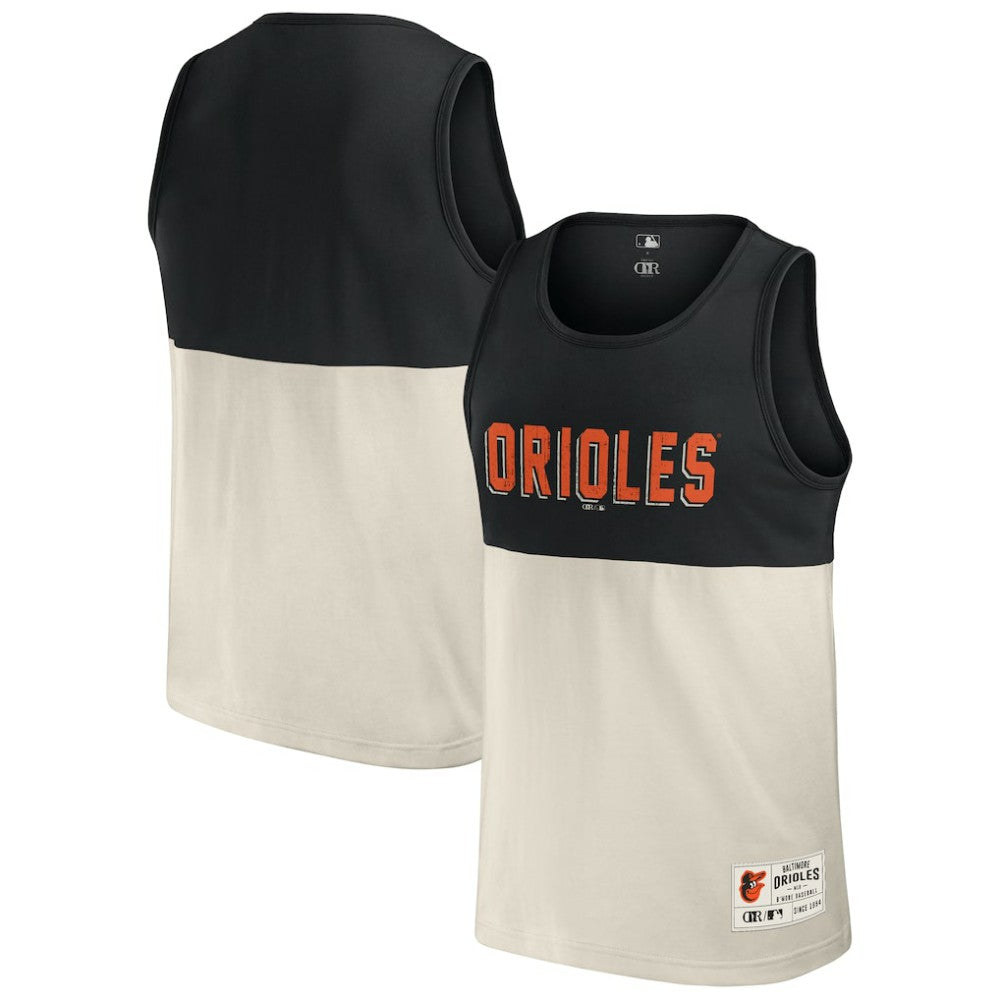 Black Baltimore Orioles Darius Rucker Collection by Fanatics Colorblock Tank Top