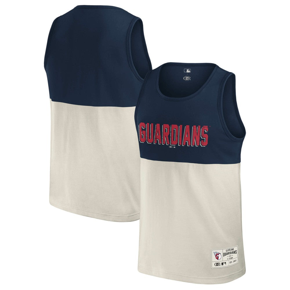 Navy Cleveland Guardians Darius Rucker Collection by Fanatics Colorblock Tank Top