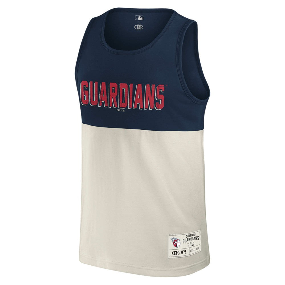 Navy Cleveland Guardians Darius Rucker Collection by Fanatics Colorblock Tank Top