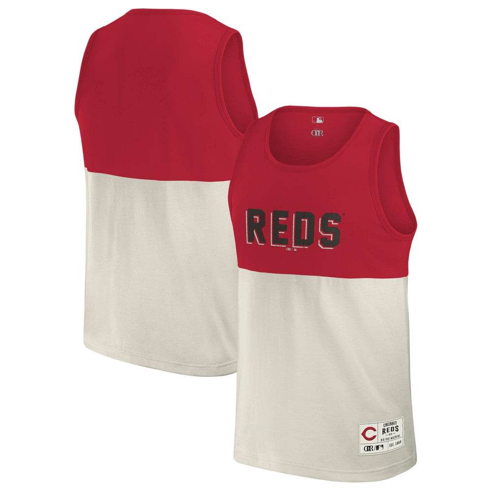 Red Cincinnati Reds Darius Rucker Collection by Fanatics Colorblock Tank Top