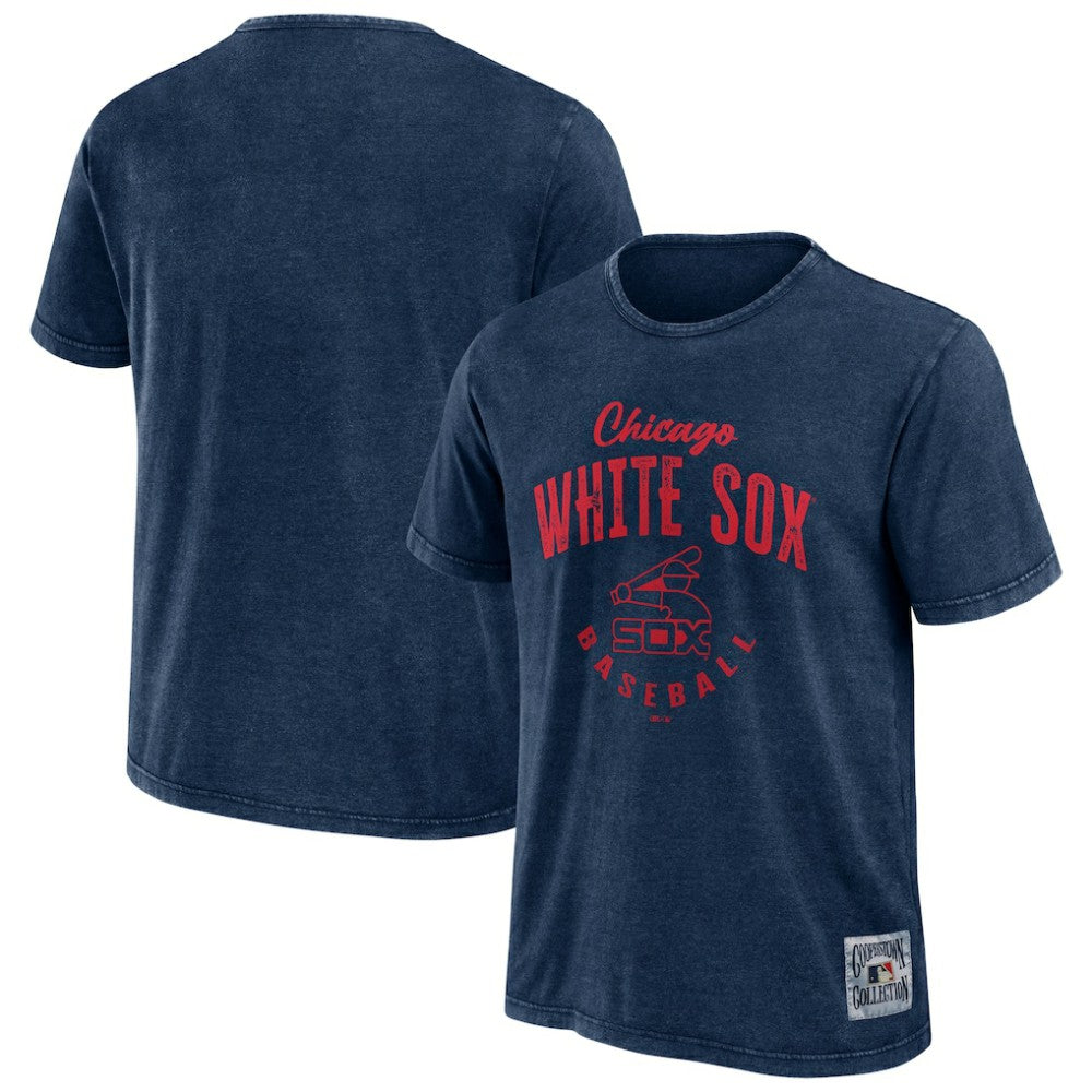 Heather Navy Chicago White Sox Darius Rucker Collection by Fanatics Cooperstown Collection Washed T-Shirt