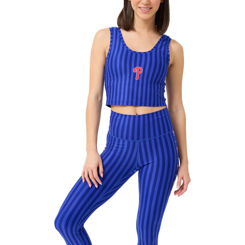 Royal Philadelphia Phillies Terez Women's Printed Crop Tank Top