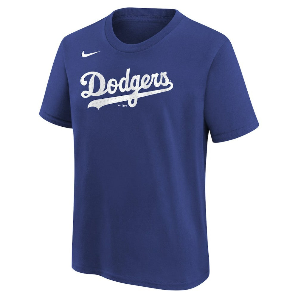 Royal Freddie Freeman Los Angeles Dodgers Nike Youth Name & Number T-Shirt