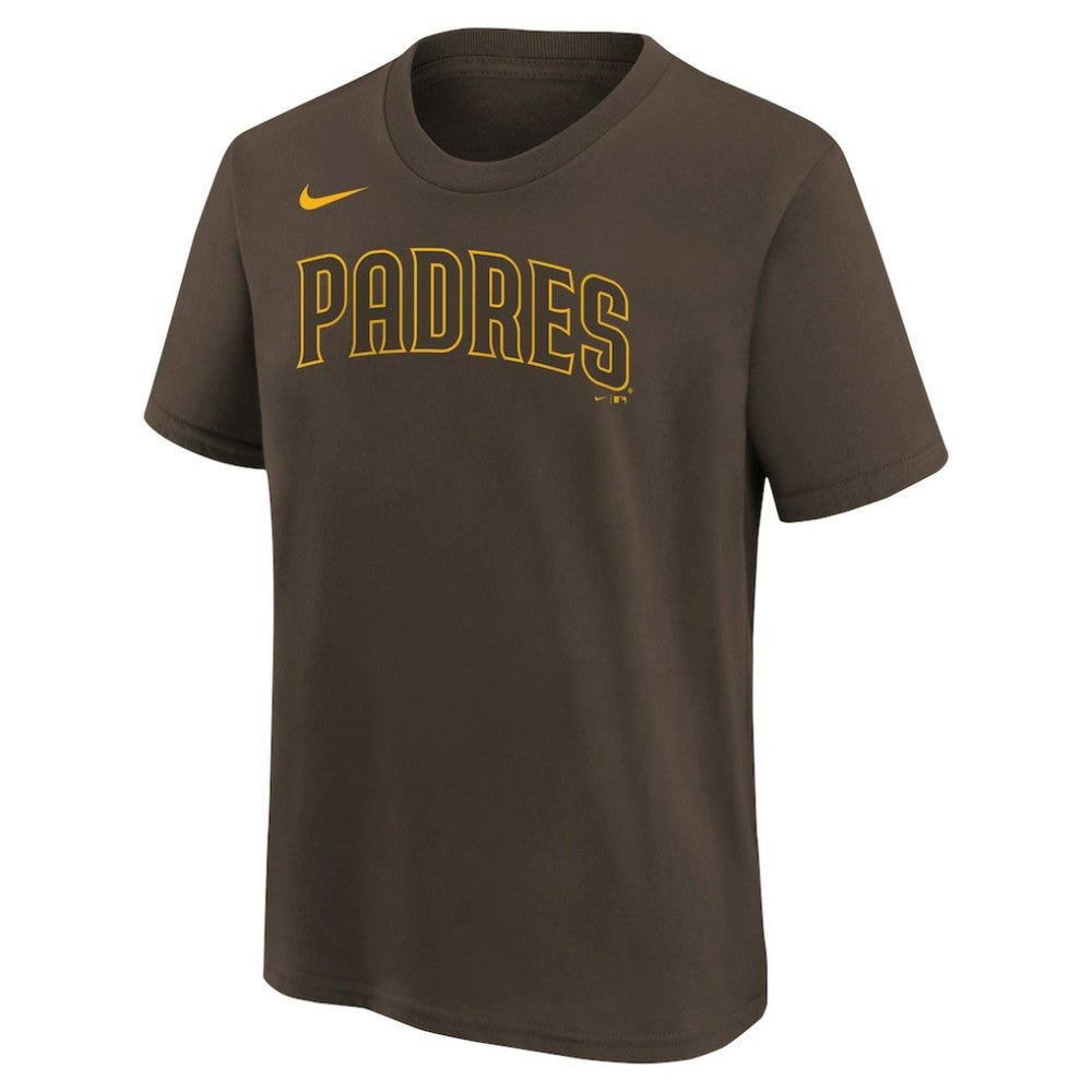 Brown Manny Machado San Diego Padres Nike Youth Name & Number T-Shirt