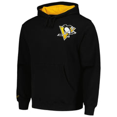 NHL Mario Lemieux Pittsburgh Penguins Mitchell & Ness Premium Name & Number Fleece Pullover Sweatshirt