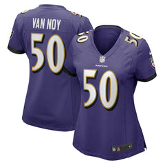 Kyle Van Noy  Women's Game Jersey - Baltimore Ravens Jerseys