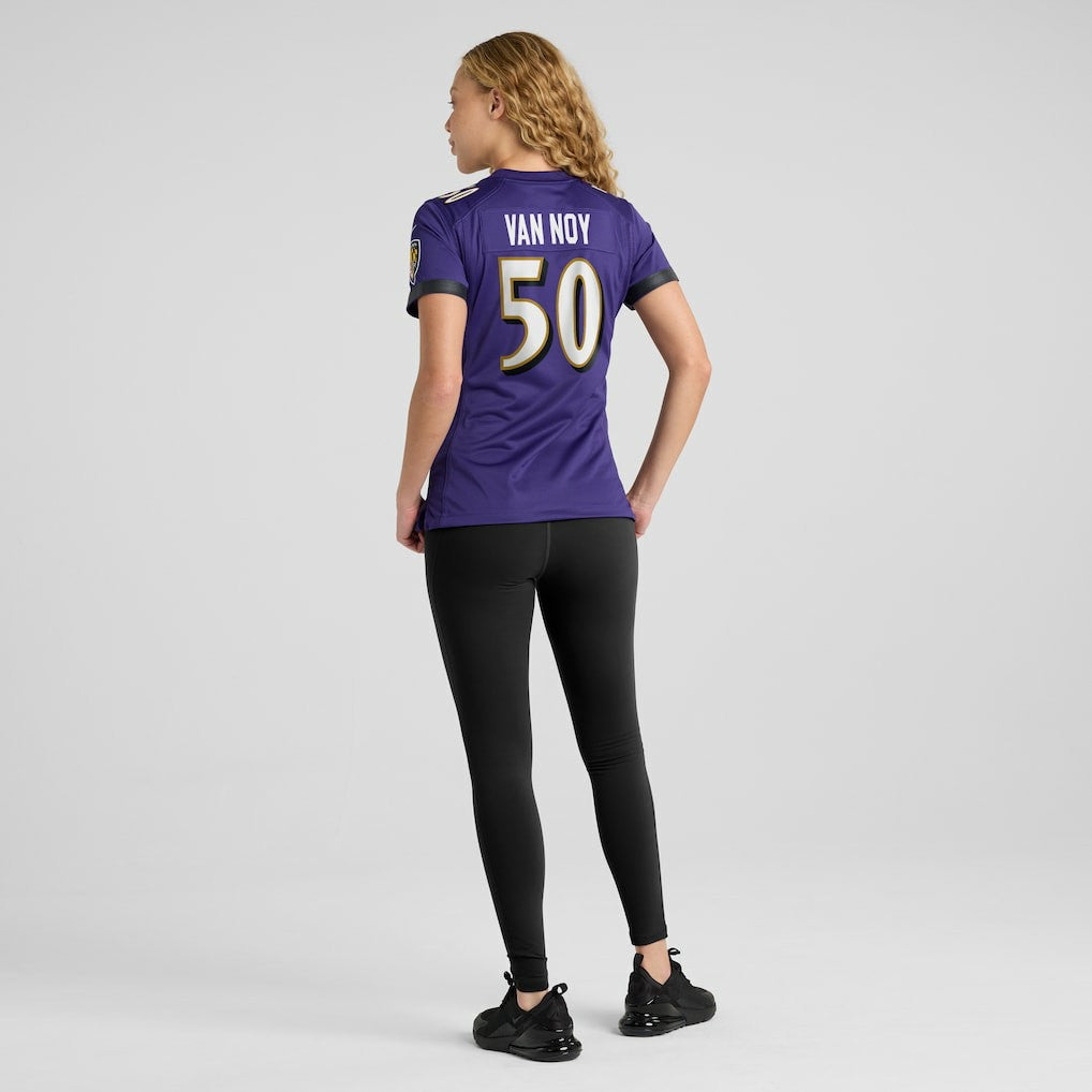 Kyle Van Noy  Women's Game Jersey - Baltimore Ravens Jerseys