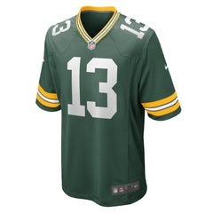 Dontayvion Wicks  Game Jersey - Green Bay Packers Jerseys