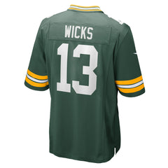 Dontayvion Wicks  Game Jersey - Green Bay Packers Jerseys