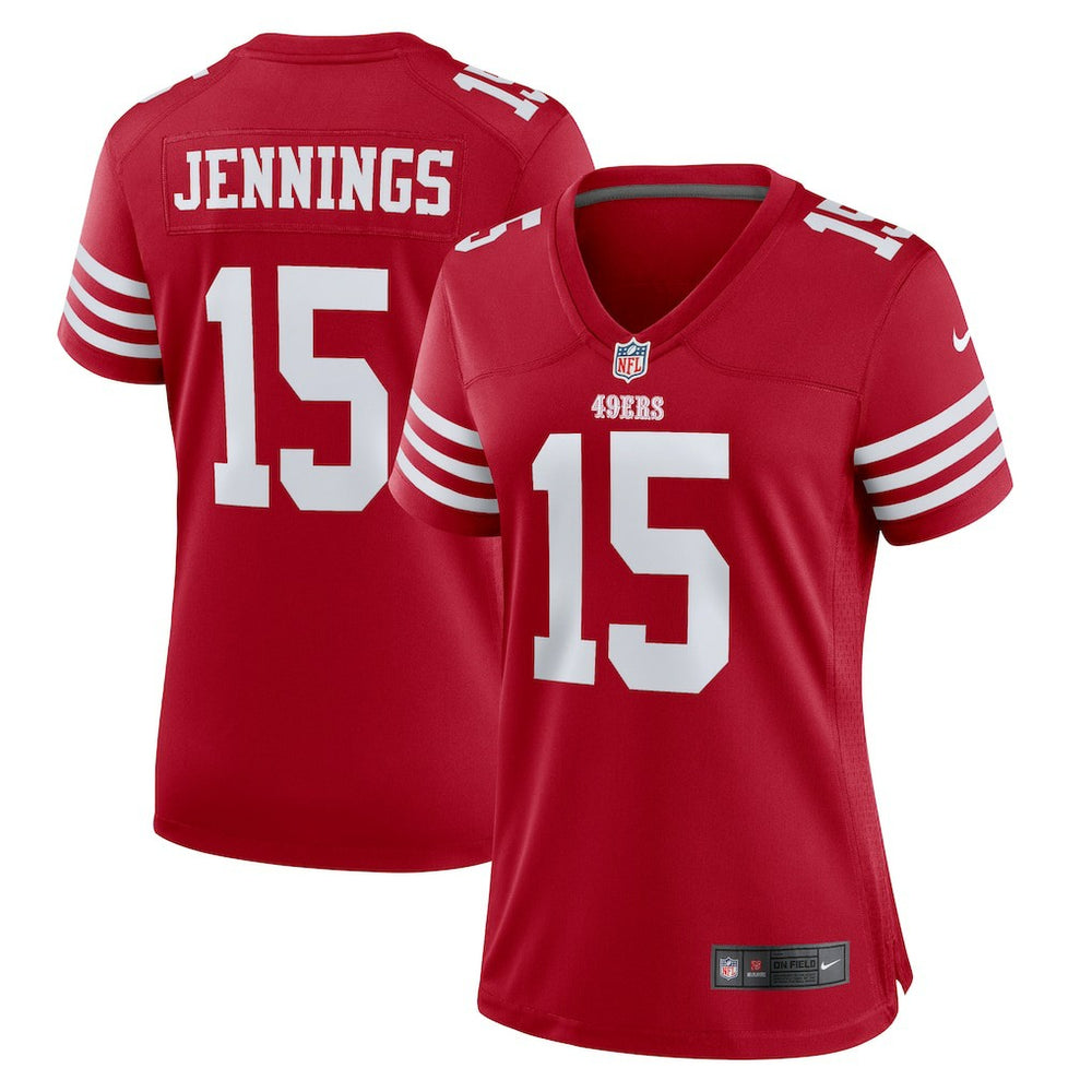 Jauan Jennings  Women's Game Jersey - San Francisco 49ers Jerseys