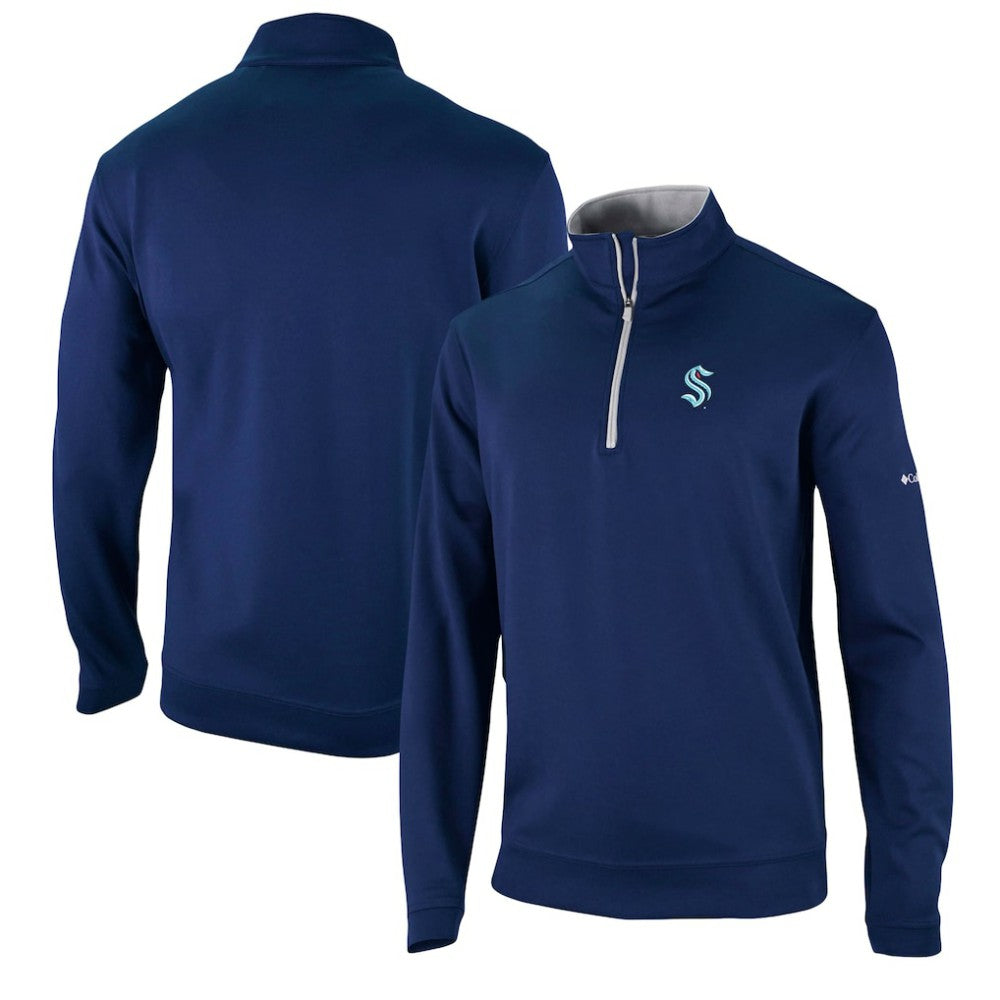 NHL Seattle Kraken Columbia Wickham Hills Omni-Wick Quarter-Zip Jacket