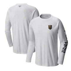 NHL Vegas Golden Knights Columbia Terminal Tackle Omni-Shade Raglan Long Sleeve T-Shirt