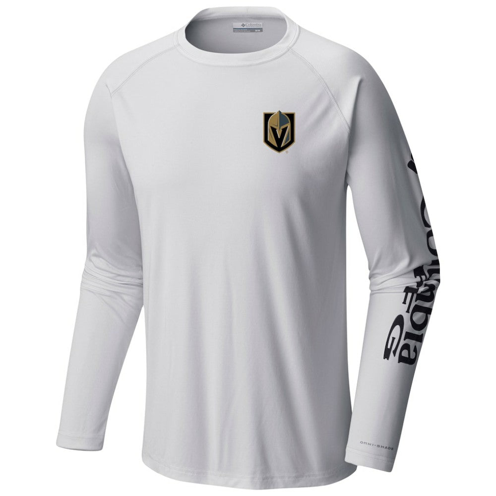 NHL Vegas Golden Knights Columbia Terminal Tackle Omni-Shade Raglan Long Sleeve T-Shirt