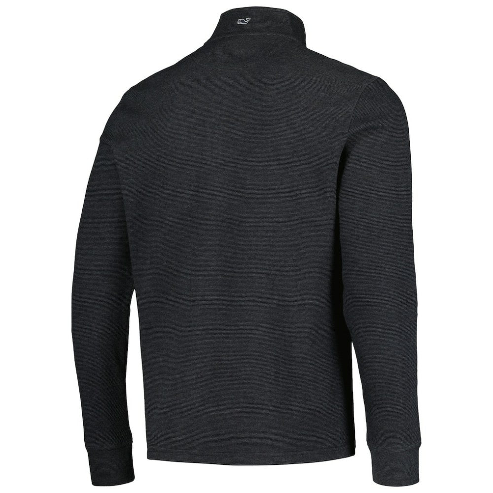 Black Pittsburgh Pirates Vineyard Vines Saltwater Quarter-Zip Jacket
