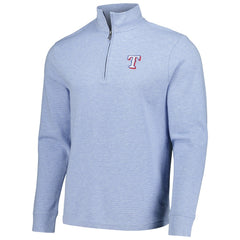 Light Blue Texas Rangers Vineyard Vines Saltwater Quarter-Zip Jacket