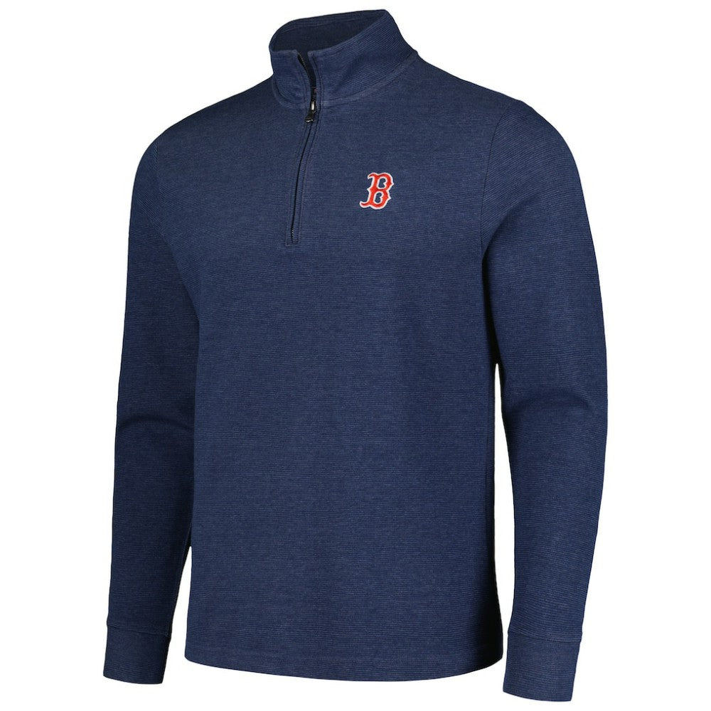Navy Boston Red Sox Vineyard Vines Saltwater Quarter-Zip Jacket