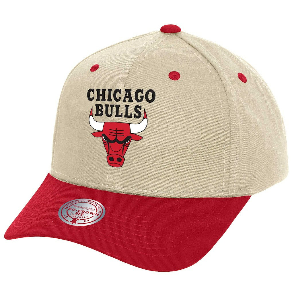 Mitchell & Ness Chicago Bulls Game On Two-Tone Pro Crown Adjustable Hat
