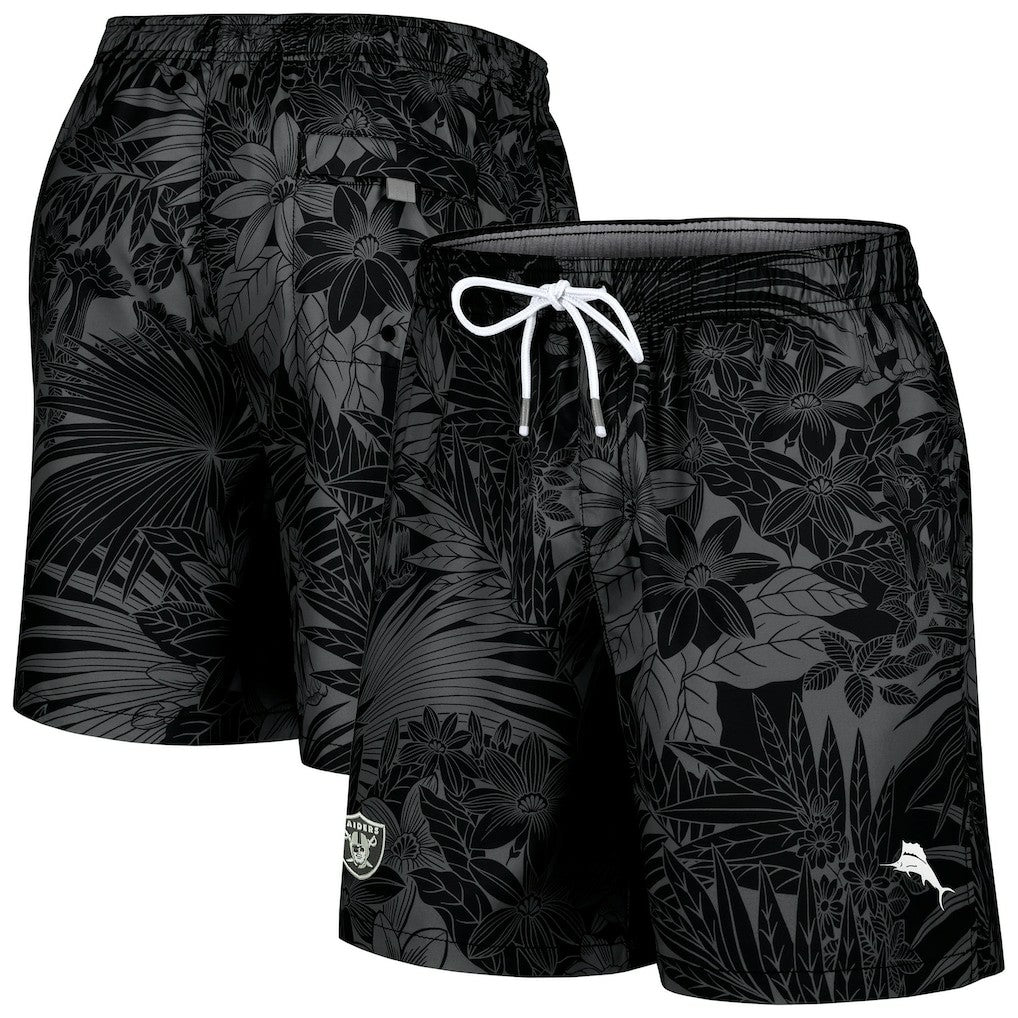 Santiago Palms Board Shorts - Las Vegas Raiders Shorts