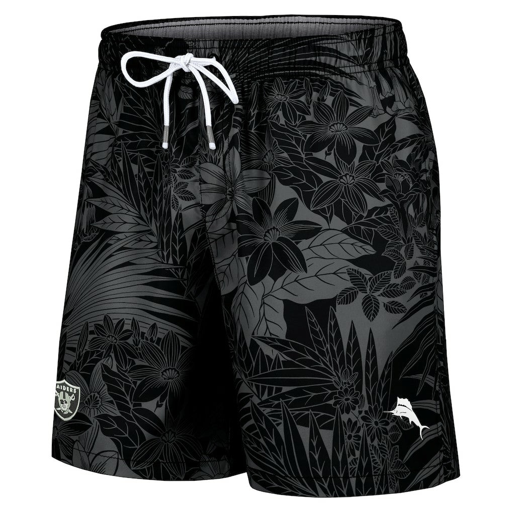 Santiago Palms Board Shorts - Las Vegas Raiders Shorts