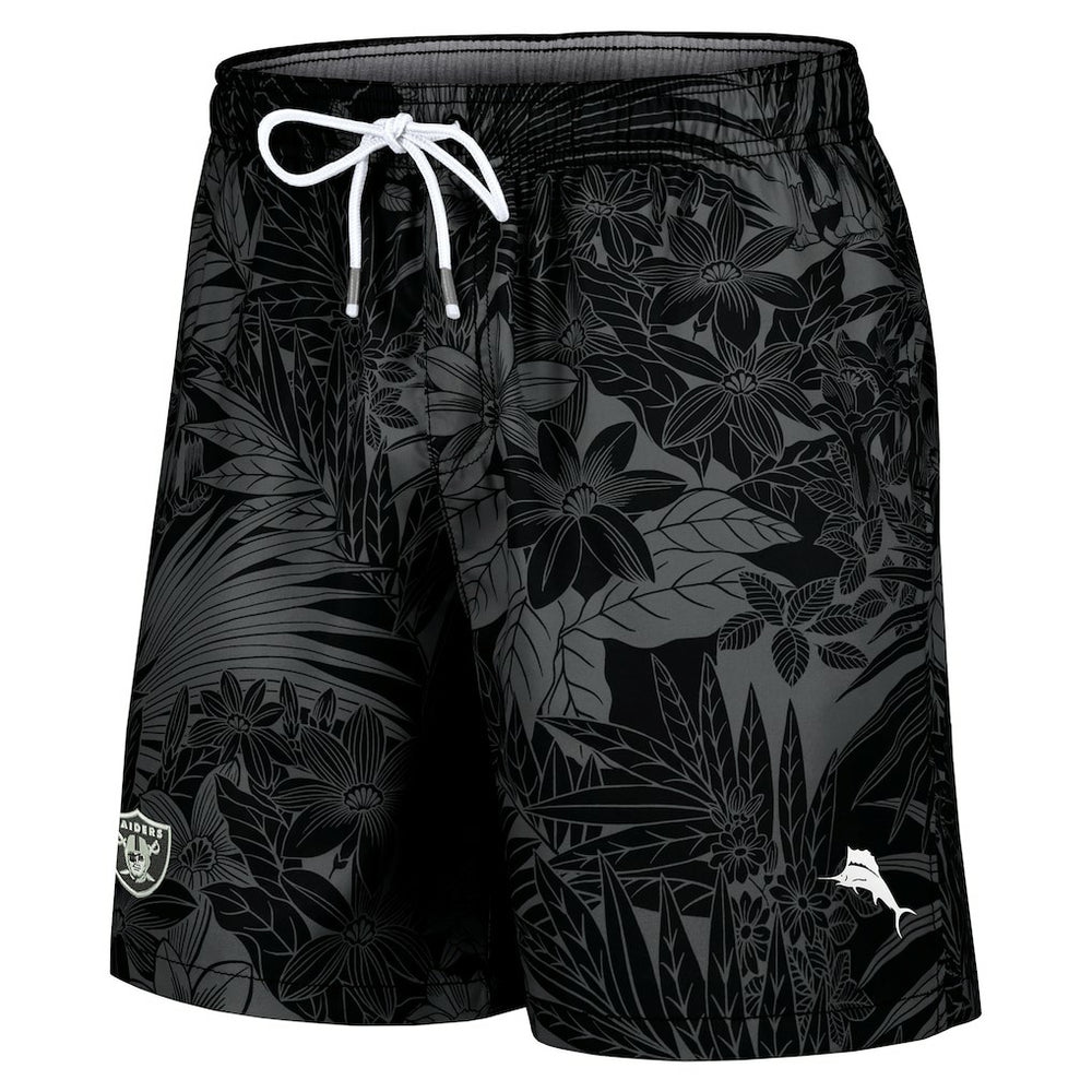 Santiago Palms Board Shorts - Las Vegas Raiders Shorts