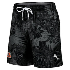 Santiago Palms Board Shorts - Cincinnati Bengals Shorts