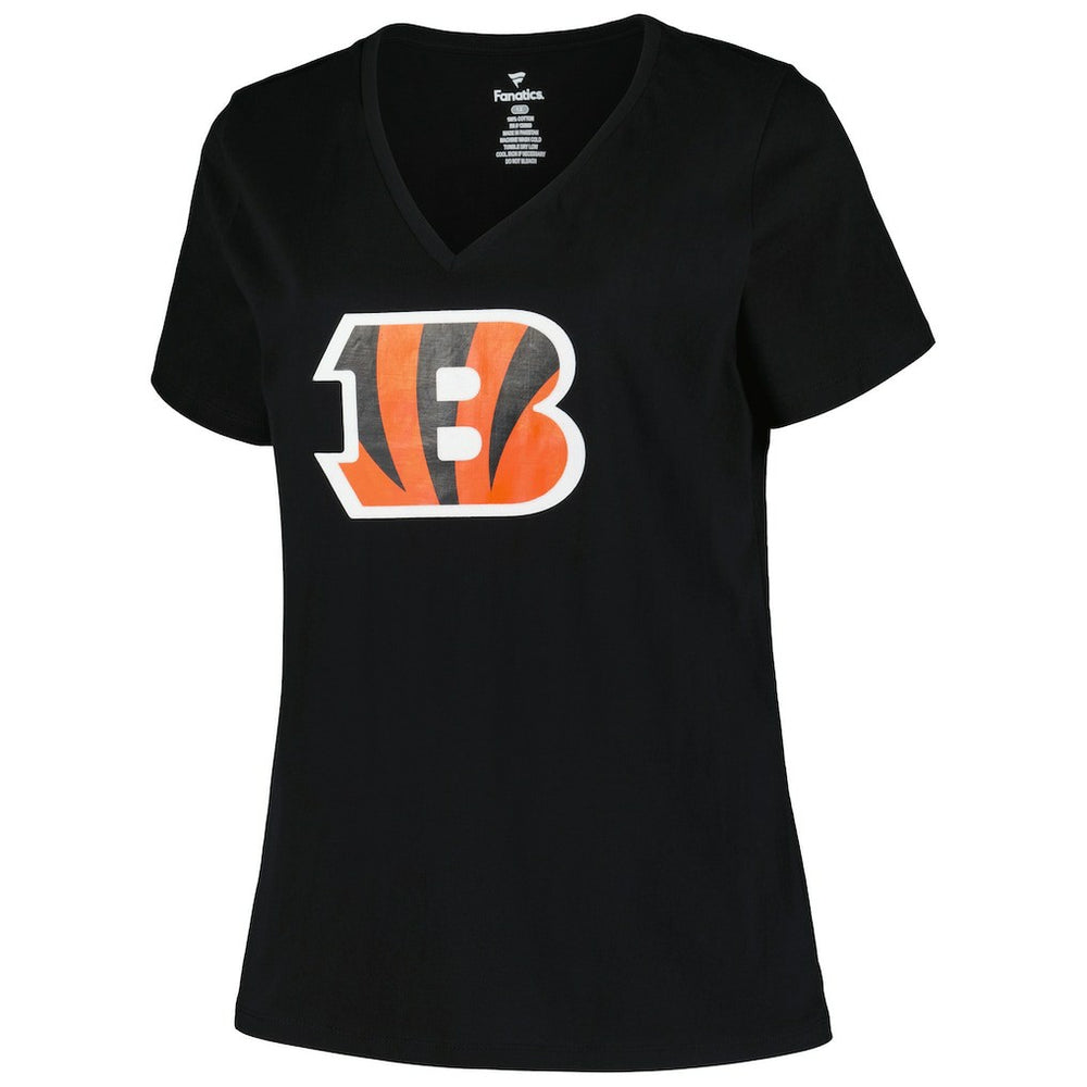 Women's Plus Size Mother's Day #1 Mom V-Neck T-Shirt - Cincinnati Bengals T-shirts