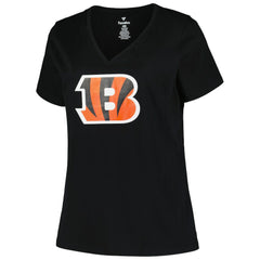 Women's Plus Size Mother's Day #1 Mom V-Neck T-Shirt - Cincinnati Bengals T-shirts