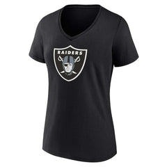 Women's Plus Size Mother's Day #1 Mom V-Neck T-Shirt - Las Vegas Raiders T-shirts