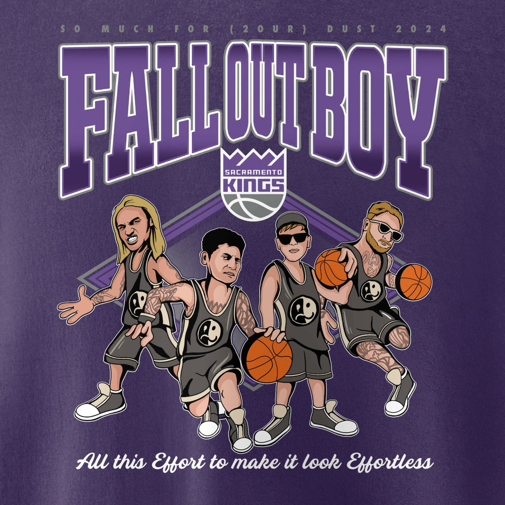 Fall Out Boy x Sacramento Kings Unisex So Much For (2our) Dust Pullover Sweatshirt