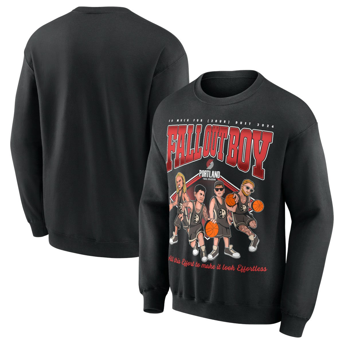 Fall Out Boy x Portland Trail Blazers Unisex So Much For (2our) Dust Pullover Sweatshirt