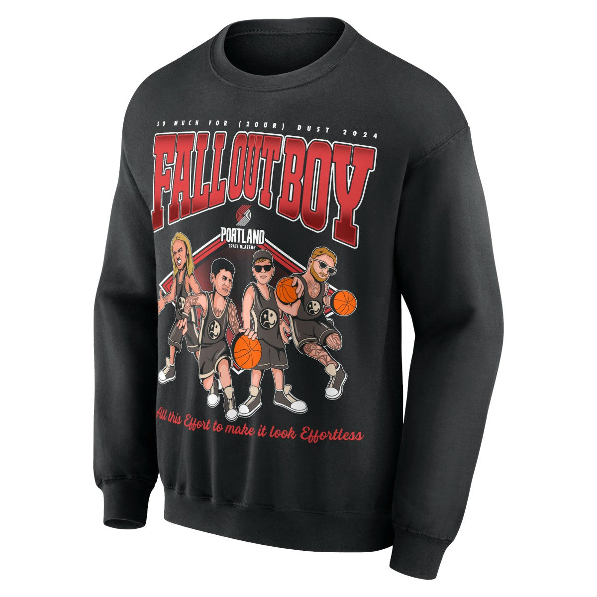 Fall Out Boy x Portland Trail Blazers Unisex So Much For (2our) Dust Pullover Sweatshirt
