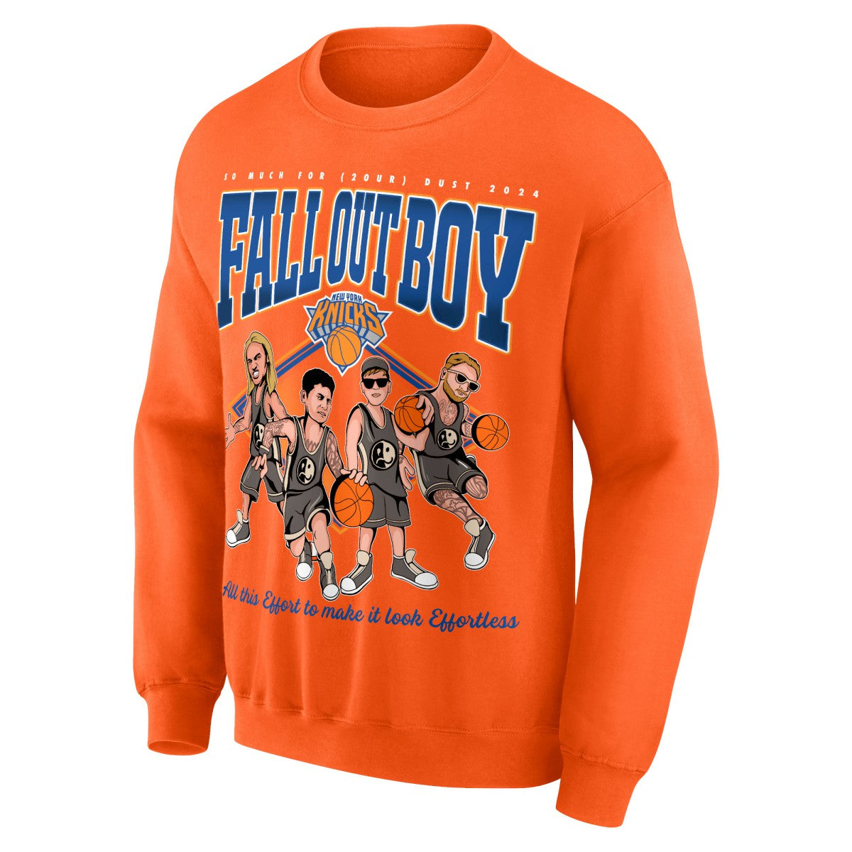Fall Out Boy x New York Knicks Unisex So Much For (2our) Dust Pullover Sweatshirt