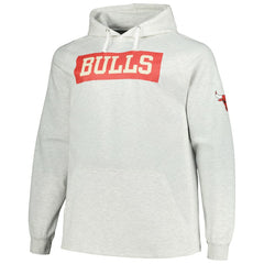 Fanatics Chicago Bulls Big & Tall Raglan Tri-Blend Pullover Hoodie sale