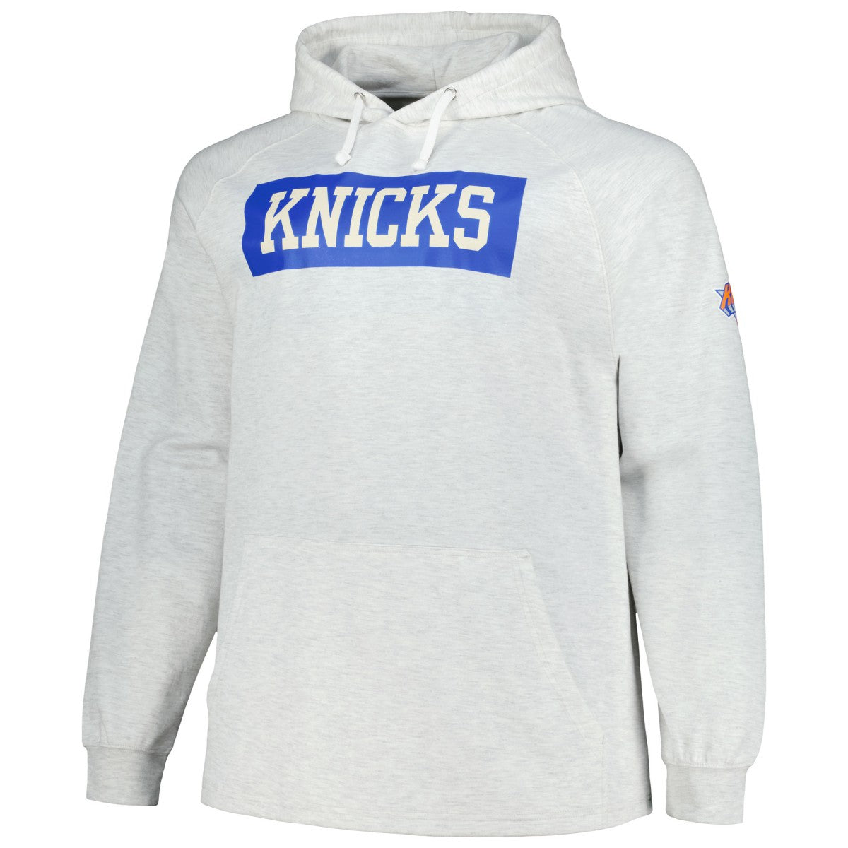 Fanatics New York Knicks Big & Tall Raglan Tri-Blend Pullover Hoodie