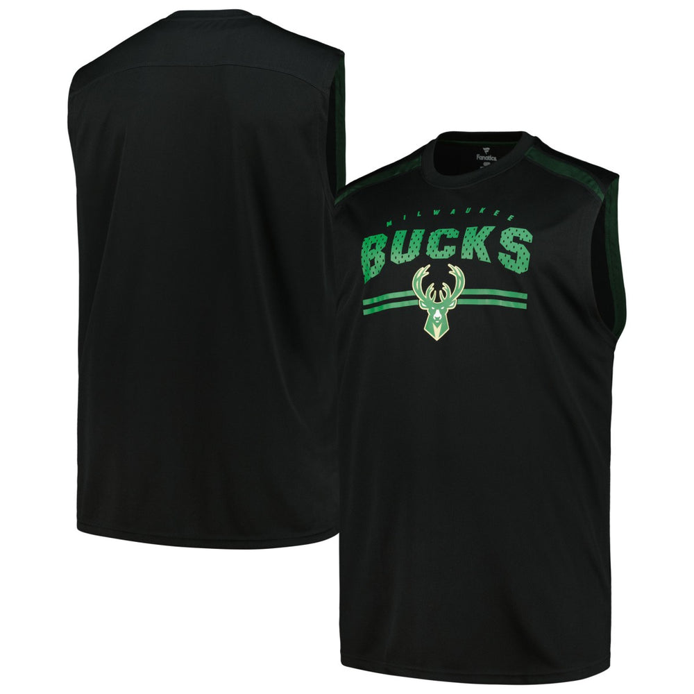 Fanatics Milwaukee Bucks Big & Tall Birdseye Muscle Tank Top