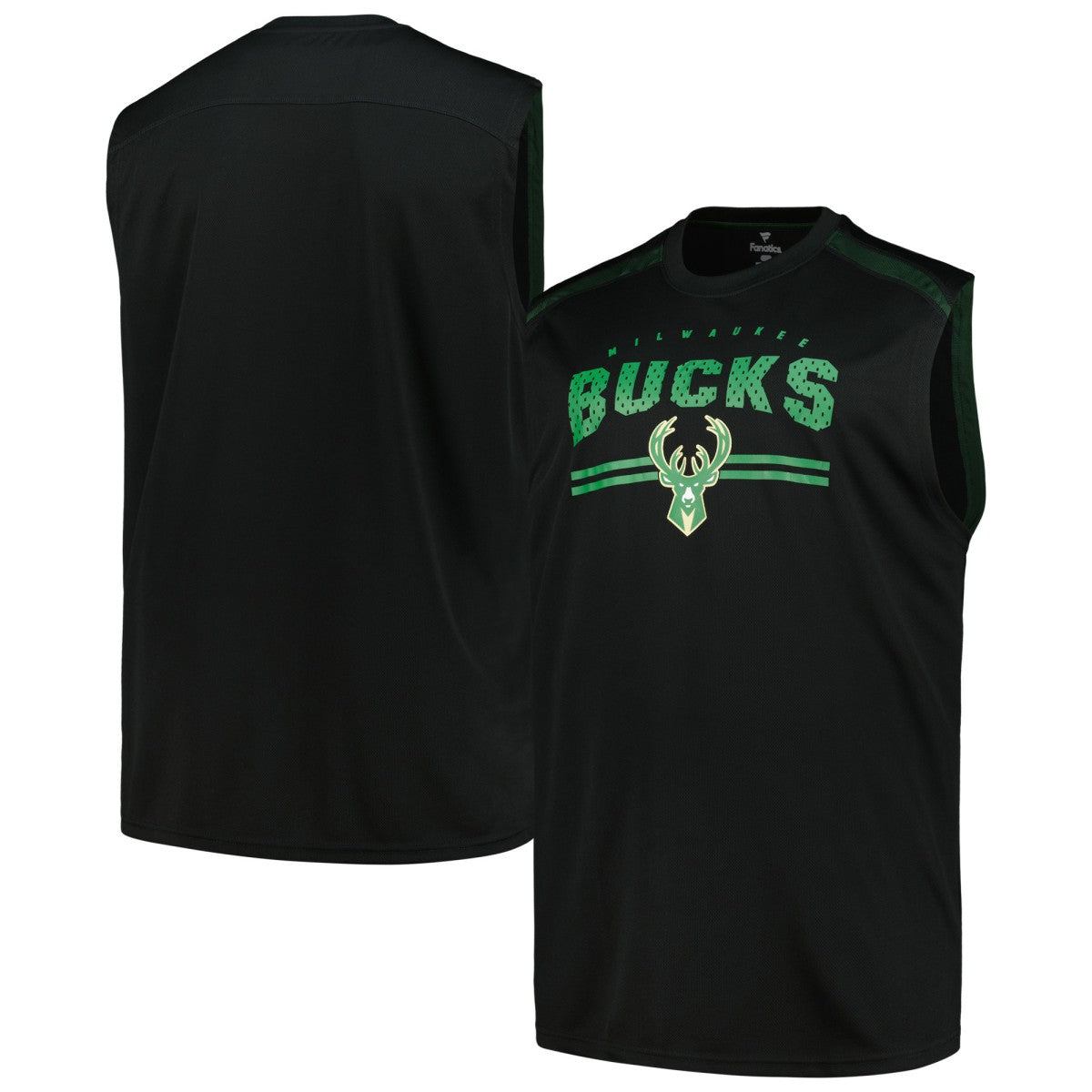 Fanatics Milwaukee Bucks Big & Tall Birdseye Muscle Tank Top