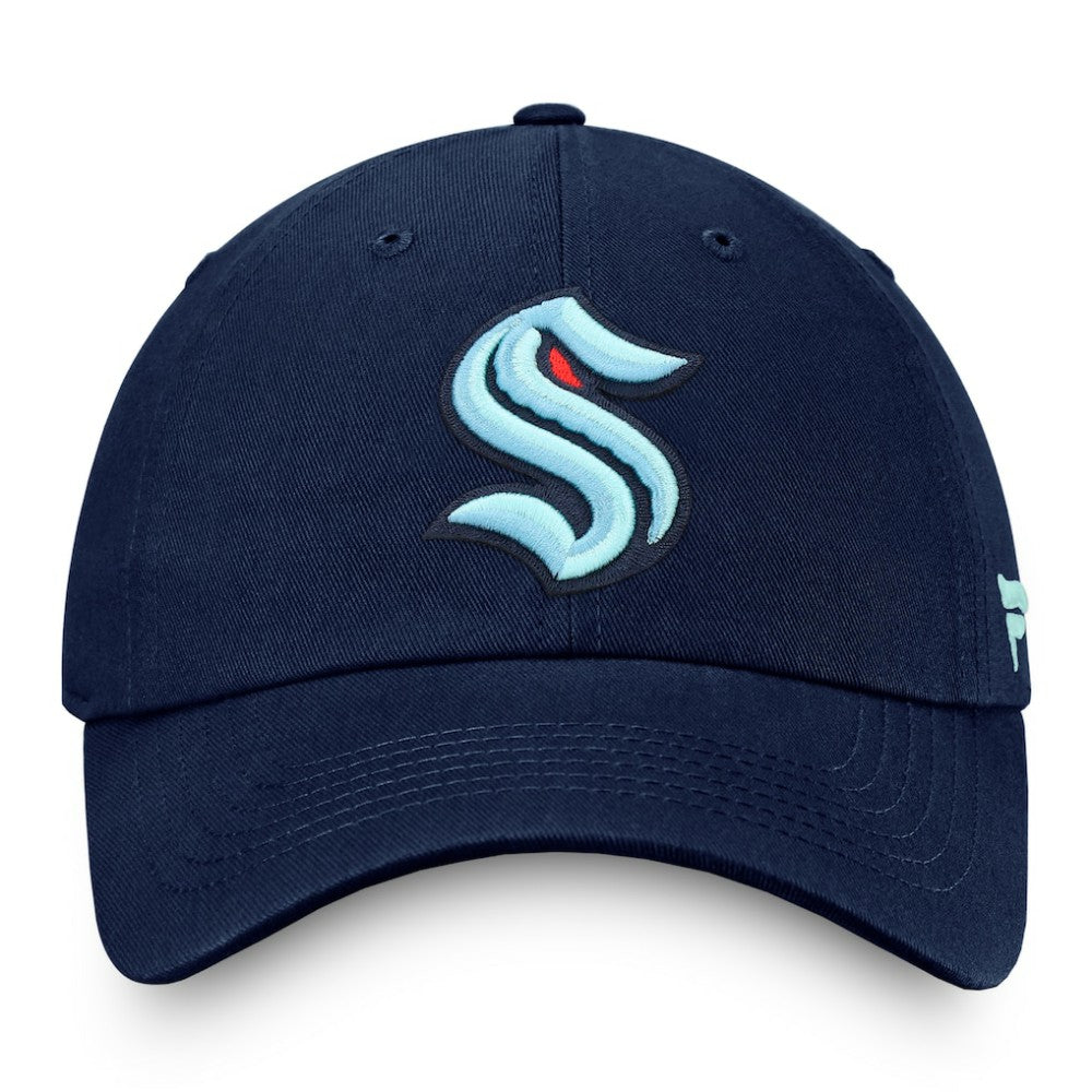 NHL Seattle Kraken Fanatics Core Primary Logo Adjustable Hat