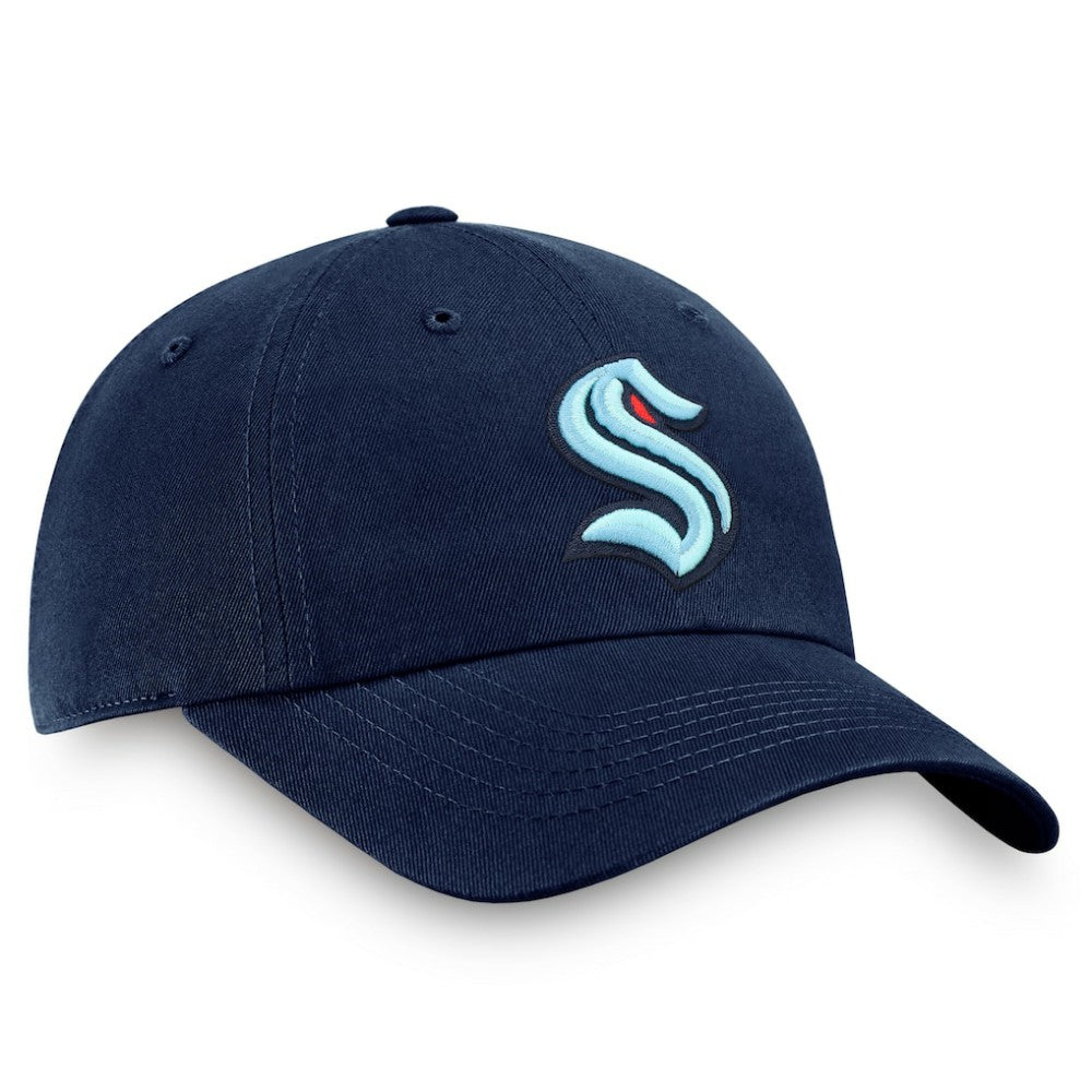 NHL Seattle Kraken Fanatics Core Primary Logo Adjustable Hat