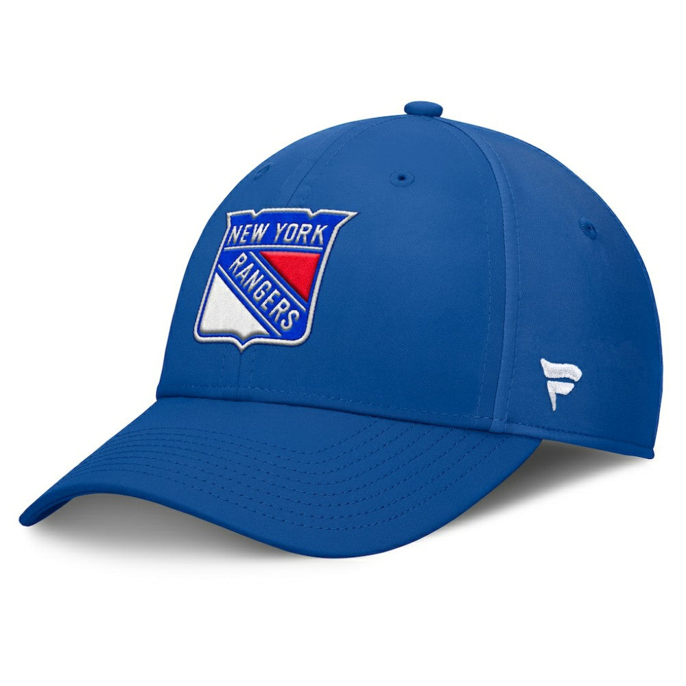 NHL New York Rangers Fanatics Core Primary Logo Flex Hat