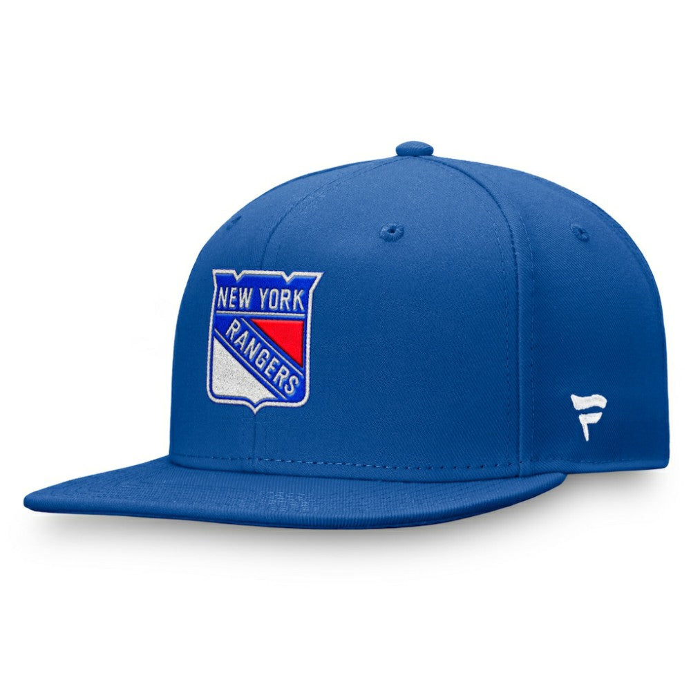 NHL New York Rangers Fanatics Core Primary Logo Fitted Hat