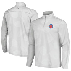 Gray Chicago Cubs Tommy Bahama Delray Frond IslandZone Half-Zip Jacket