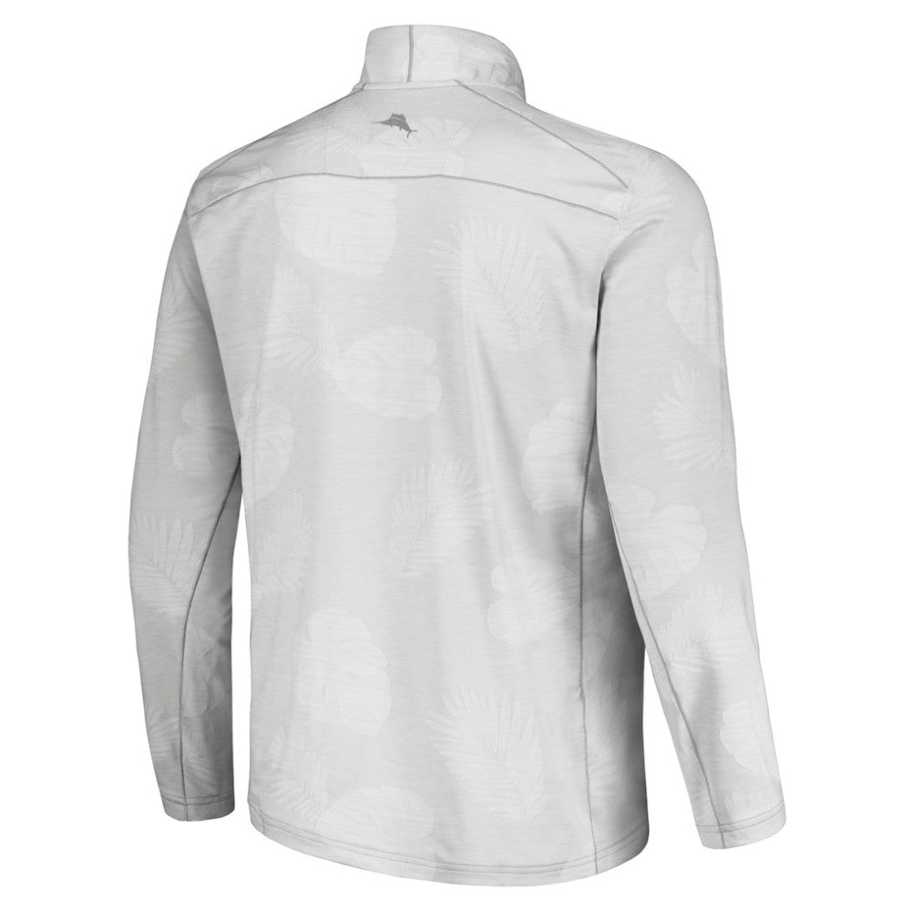 Gray Los Angeles Dodgers Tommy Bahama Delray Frond IslandZone Half-Zip Jacket