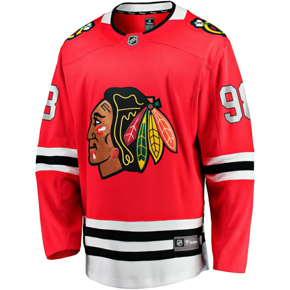 NHL Connor Bedard Chicago Blackhawks Fanatics Home Breakaway Player Jersey